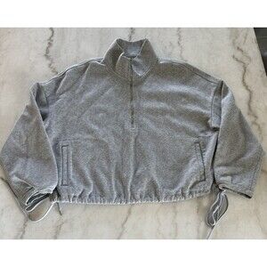 Y/osemite 1 James Perse Women's Gray Sweatshirt S/M Preowned